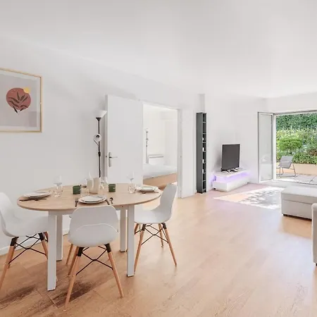 Apartman Beautiful 4p With Garden - 16th Párizs